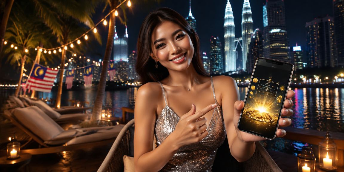 Pemain Malaysia menggunakan telefon pintar untuk mengakses kasino mudah alih 115z di Kuala Lumpur